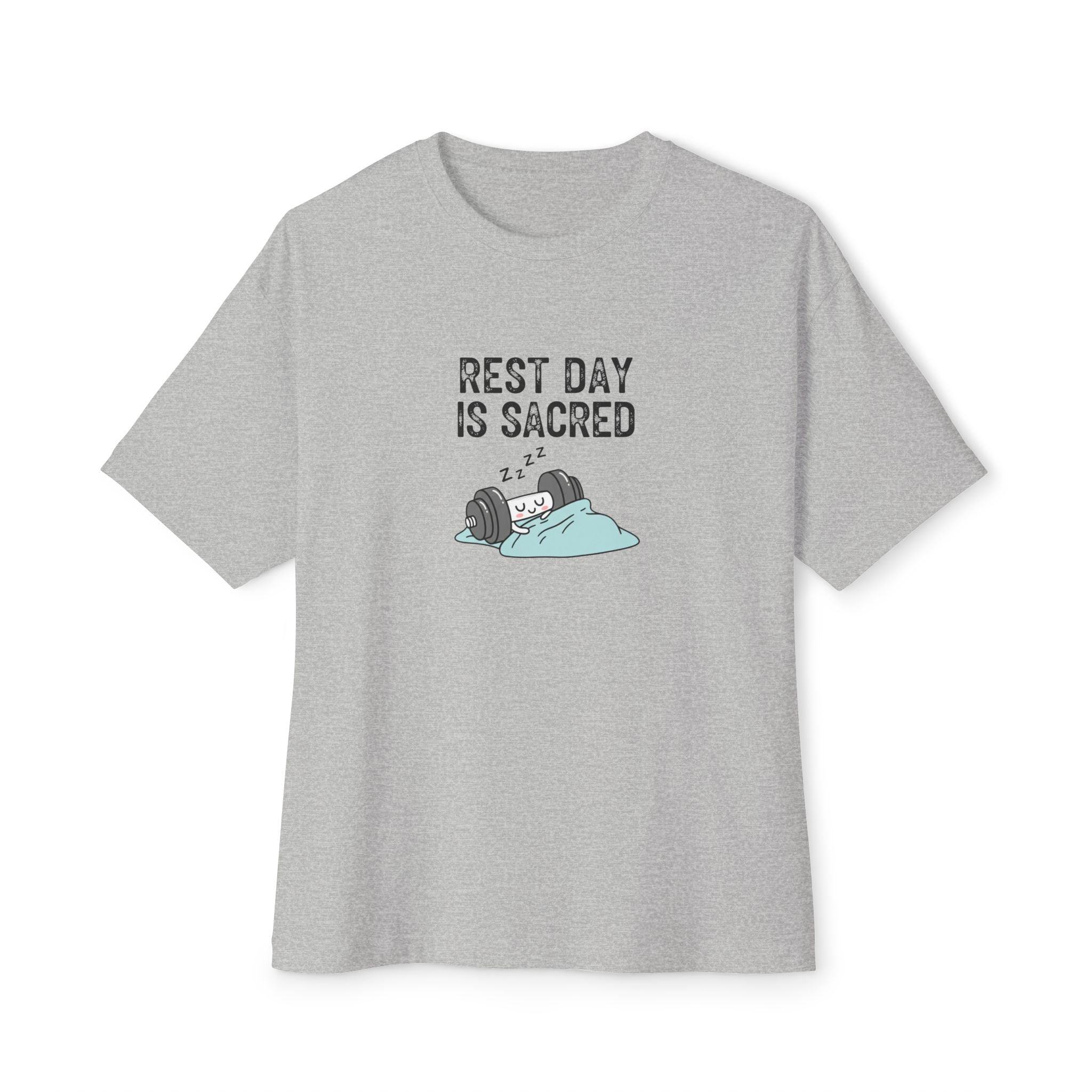 Rest Day Is Sacred Unisex Oversized Boxy Tee