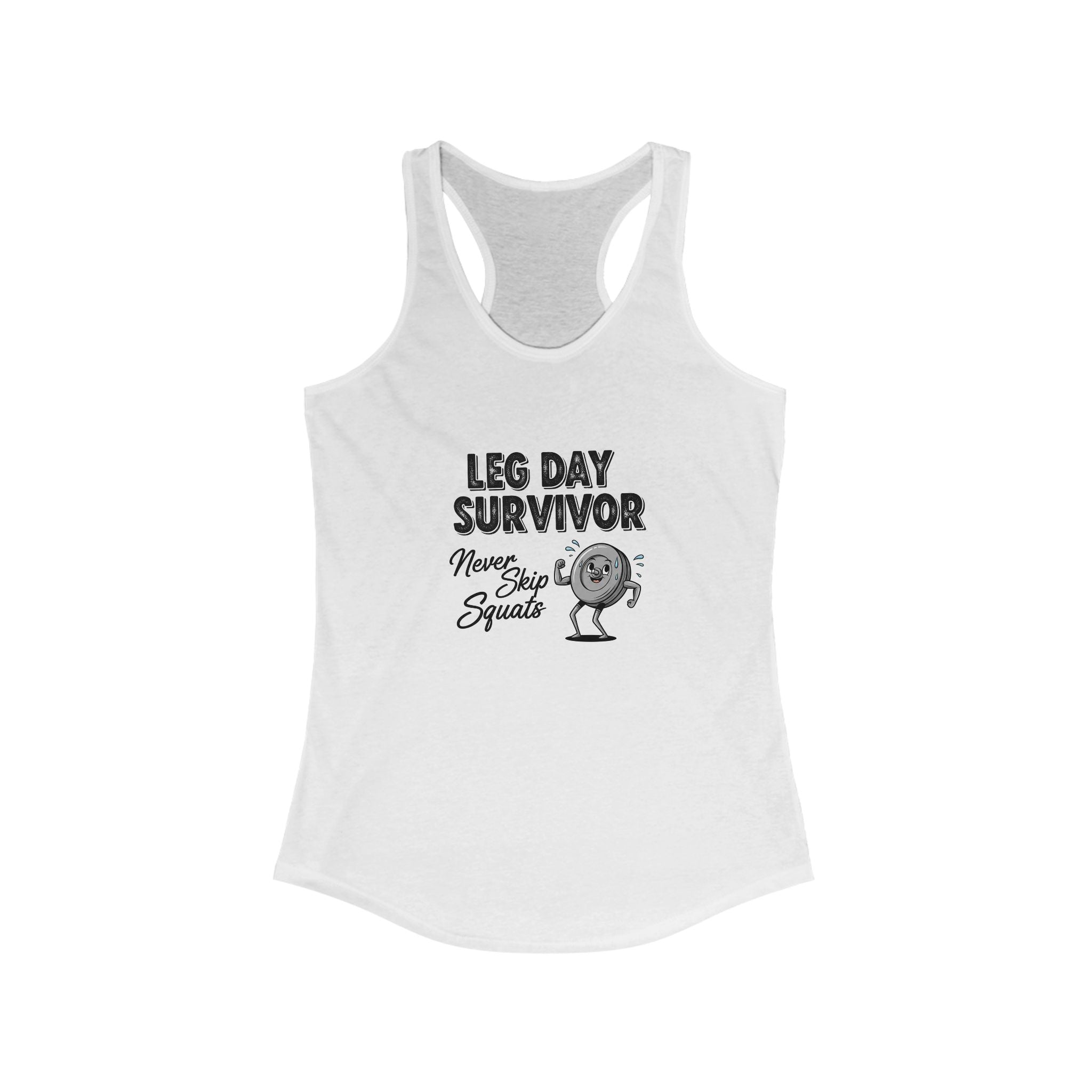 Leg Day Survivor Racerback Tank