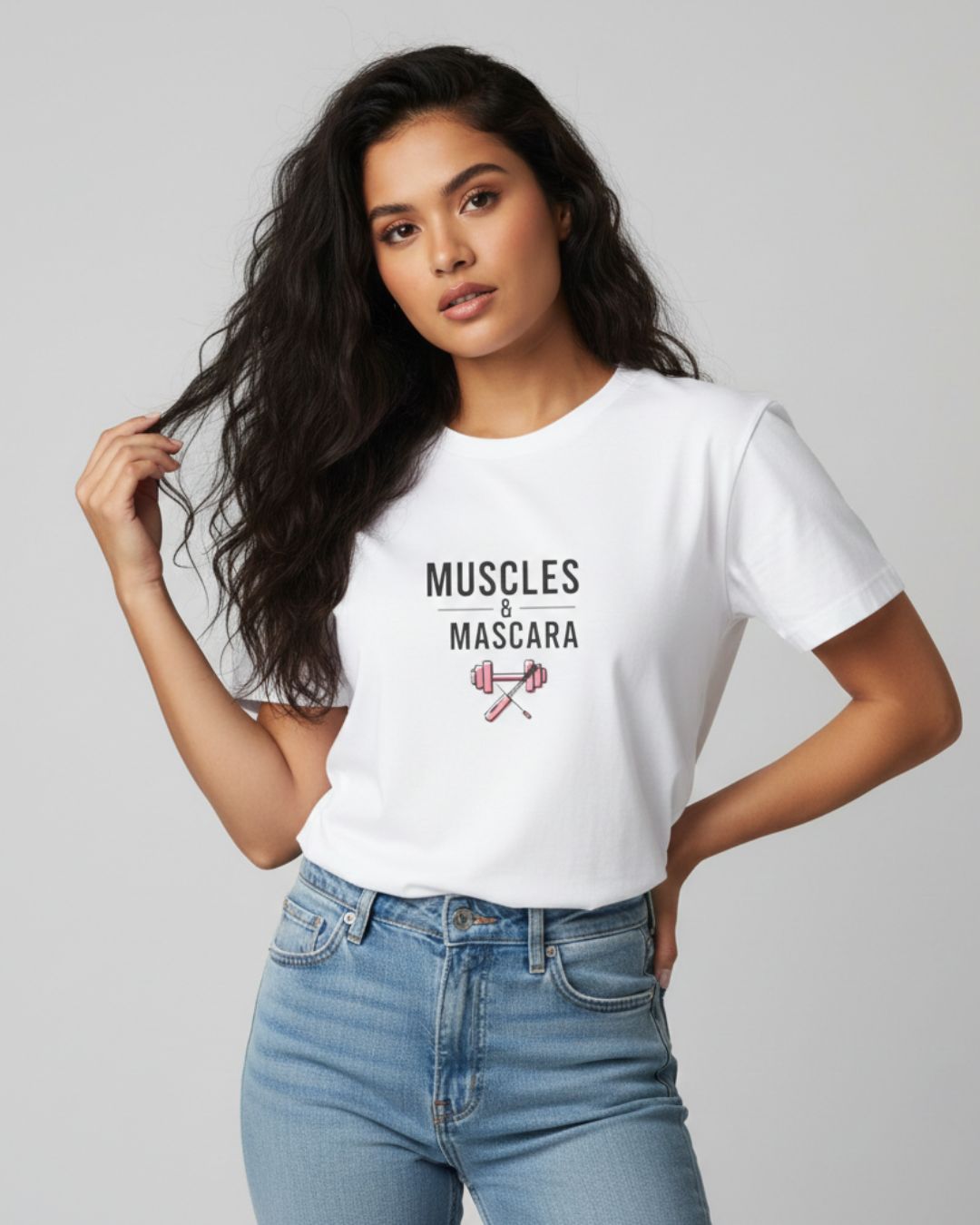 Muscles and Mascara Tee