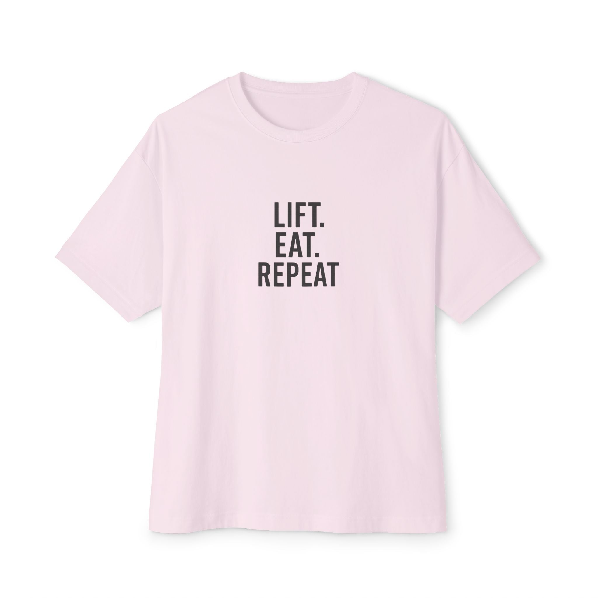Lift Eat Repeat Unisex Oversized Boxy Tee