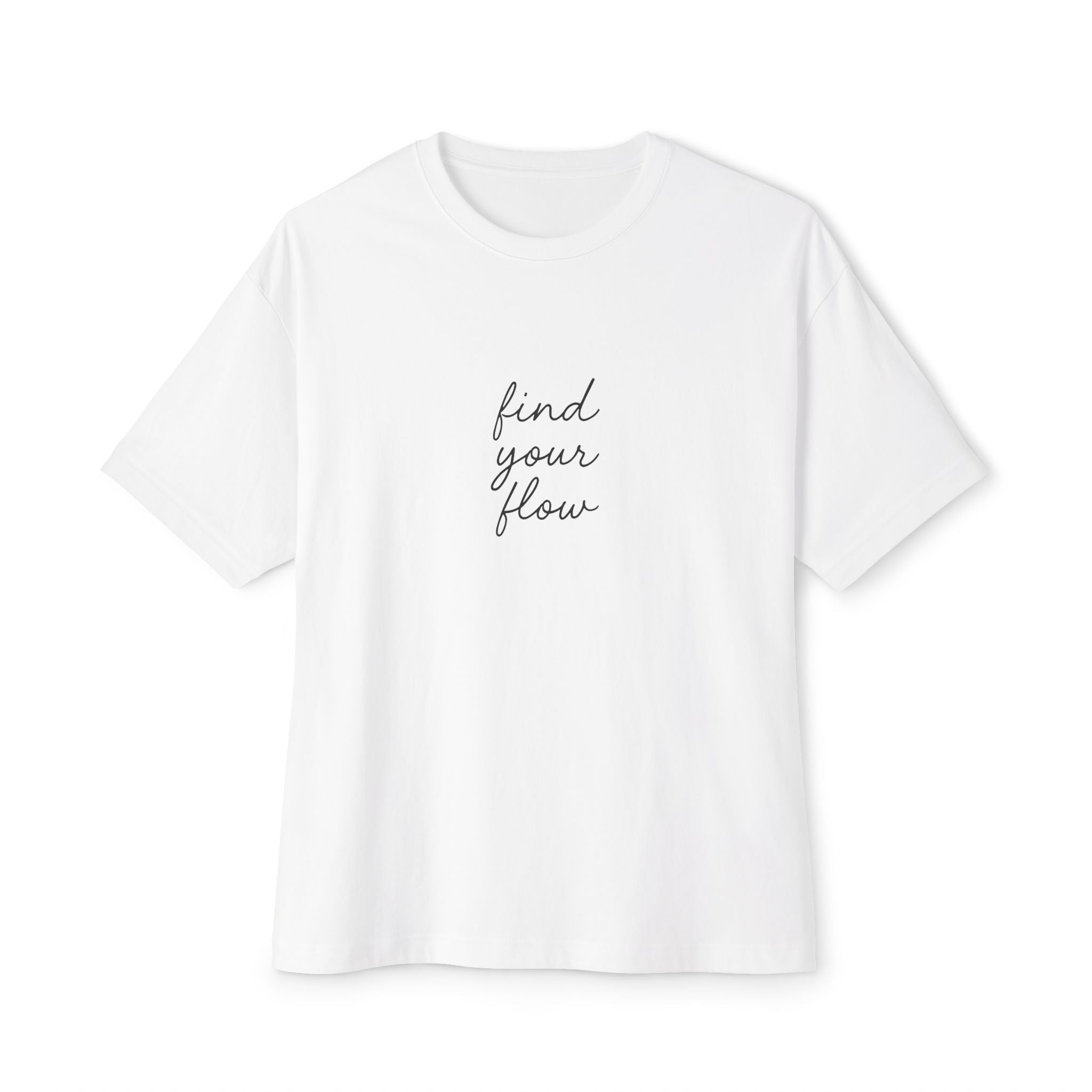 Find Your Flow Unisex Oversized Tee