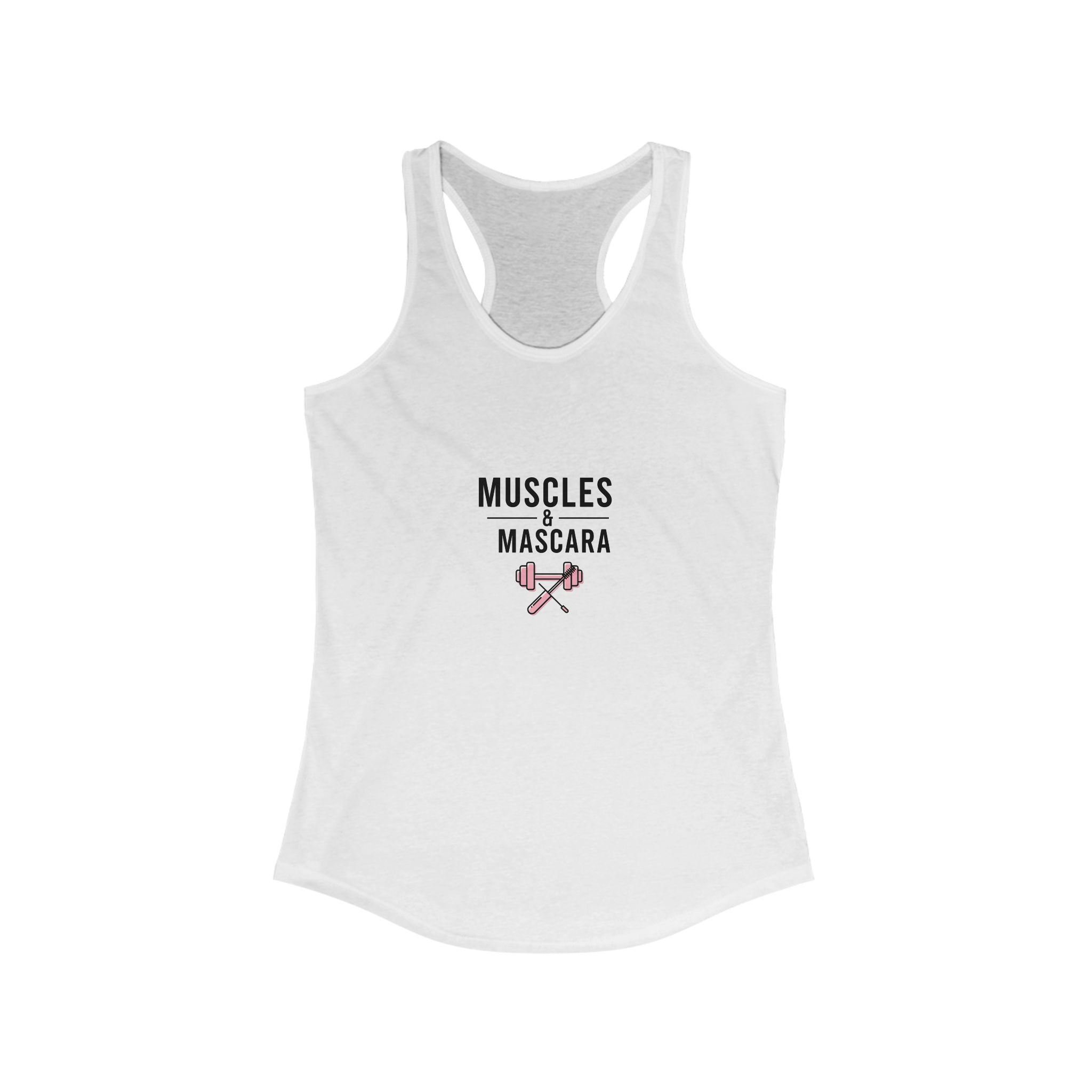 Muscles & Mascara Racerback Tank Top