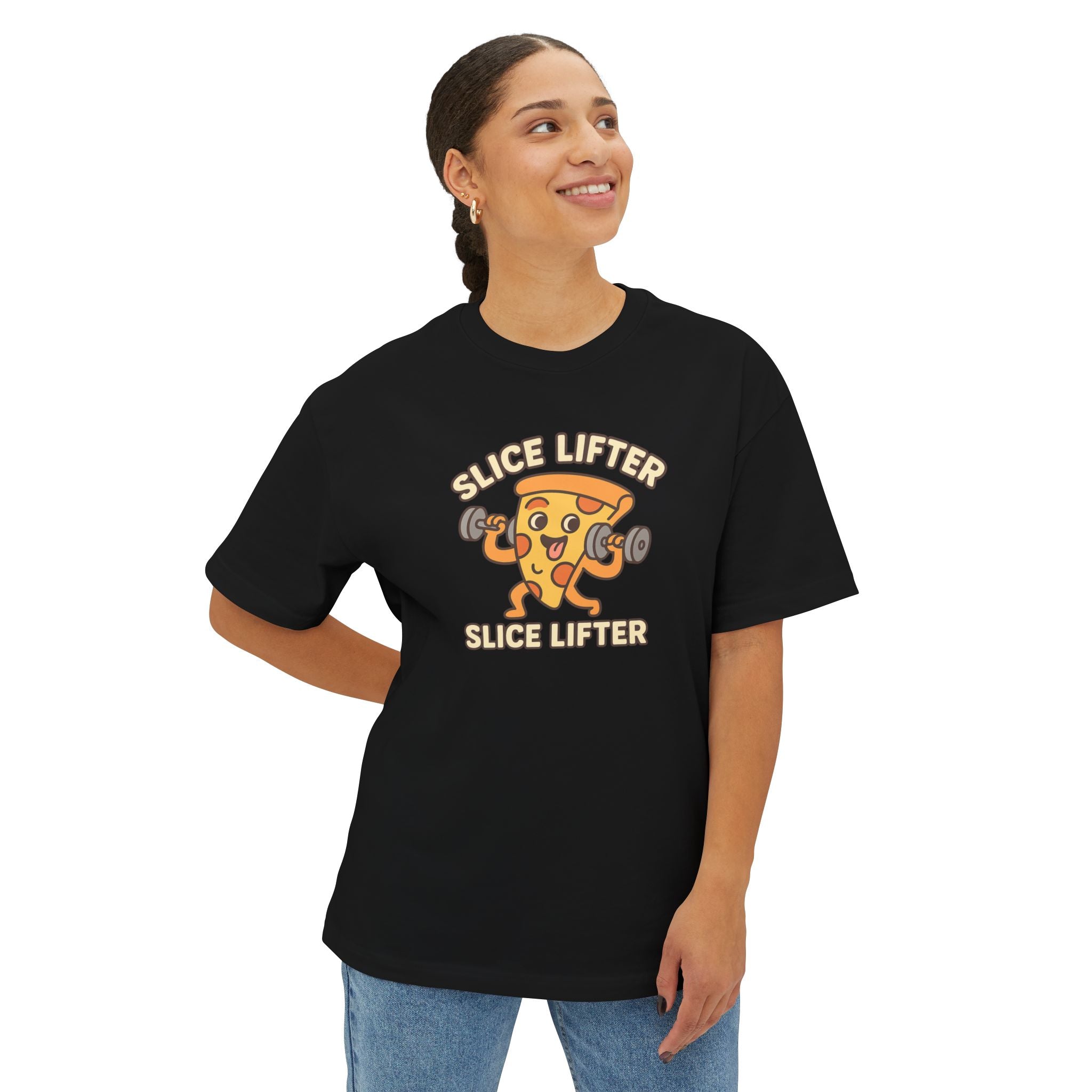 Slice Lifter Unisex Oversized Boxy Tee