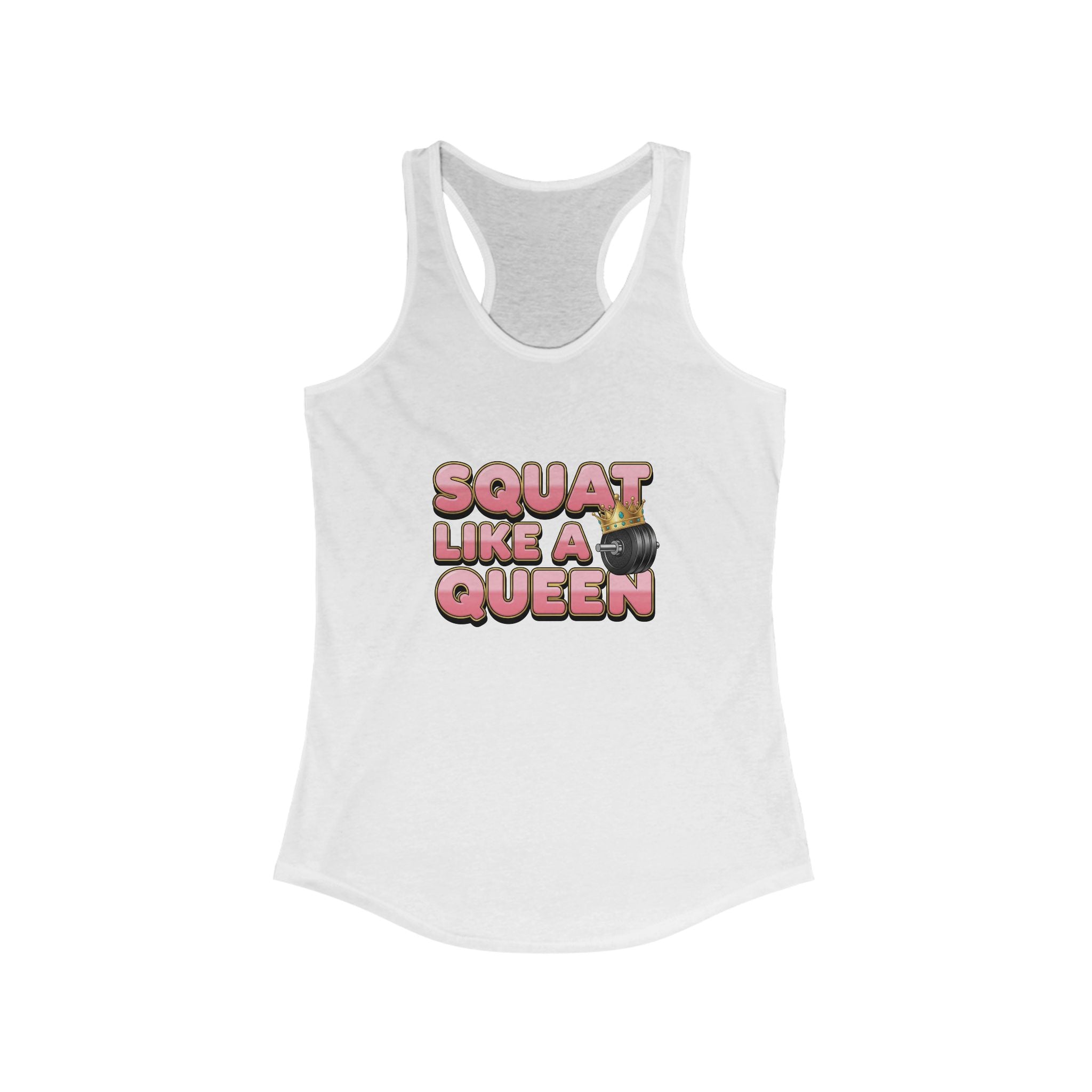 Squat Like a Queen Racerback Tank