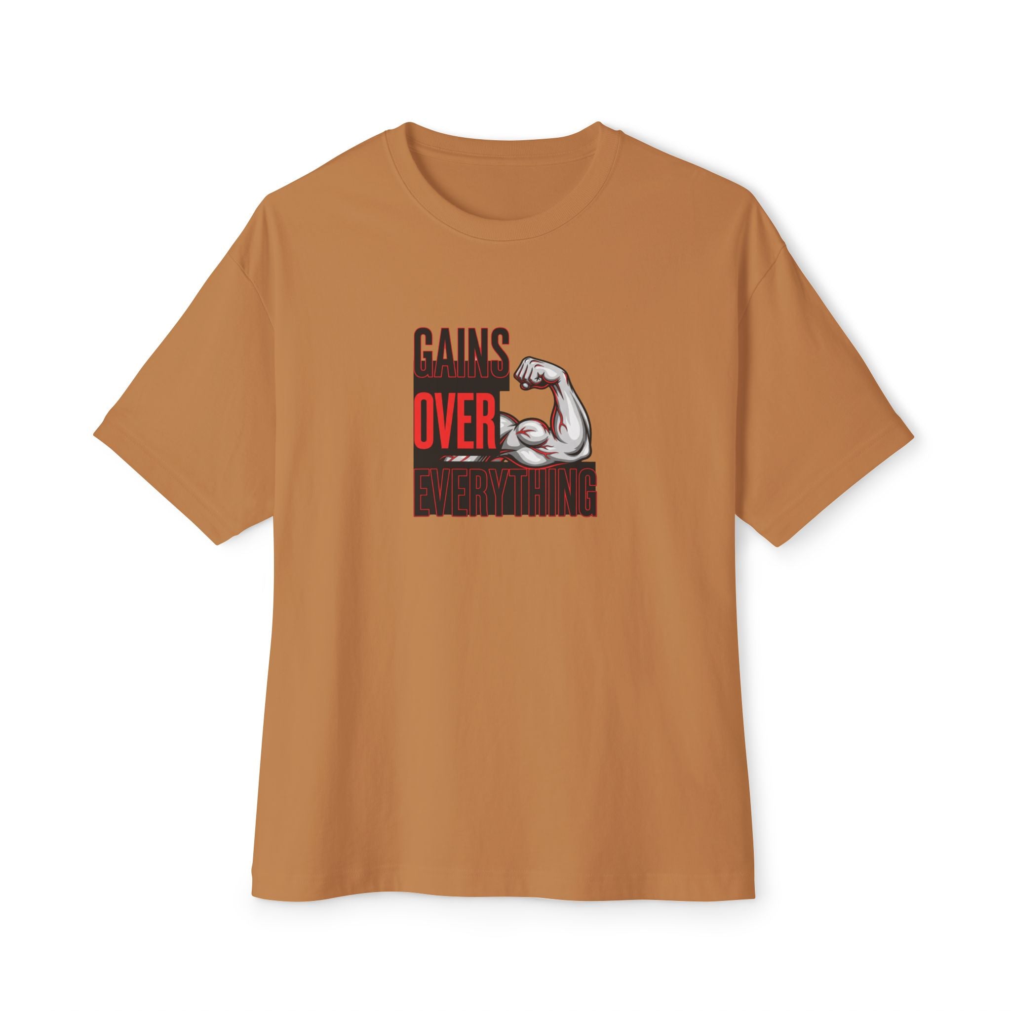 Gains Over Everything Unisex Boxy Tee