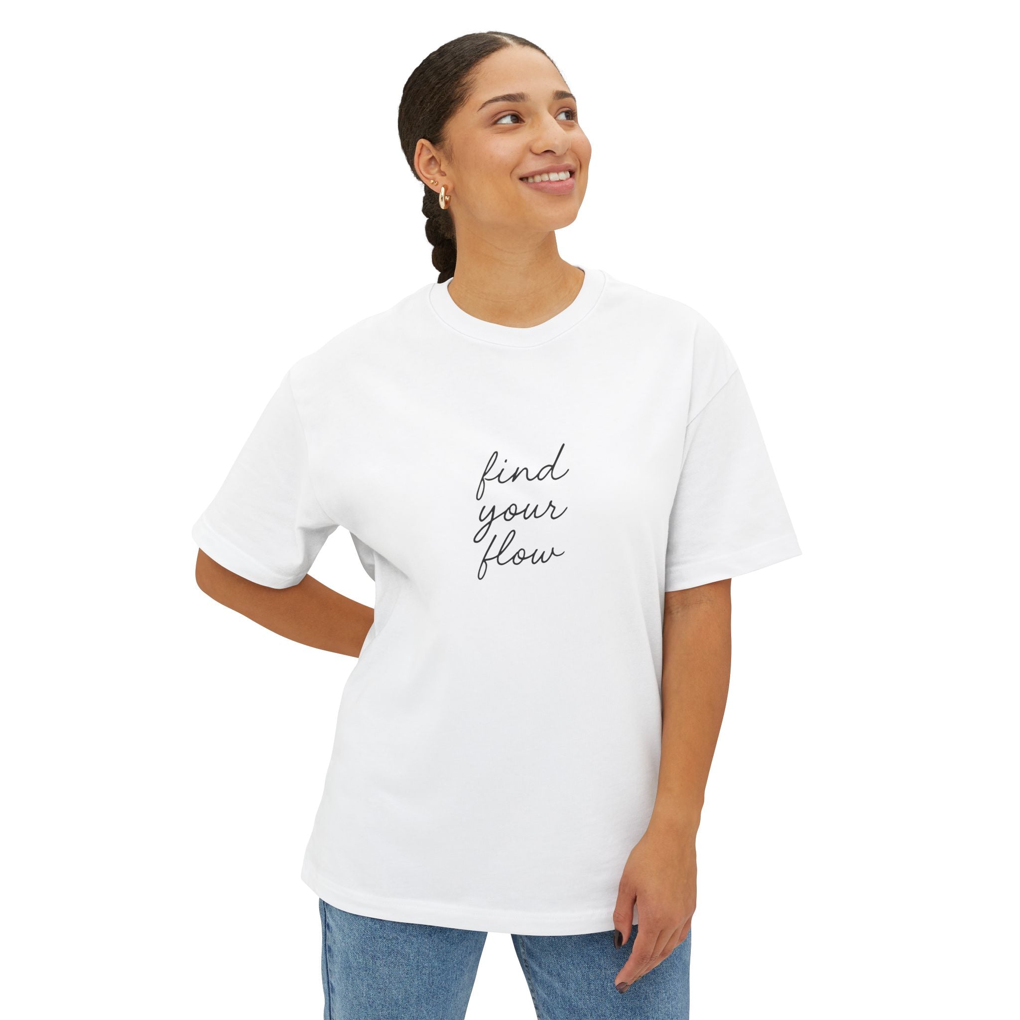 Find Your Flow Unisex Oversized Tee