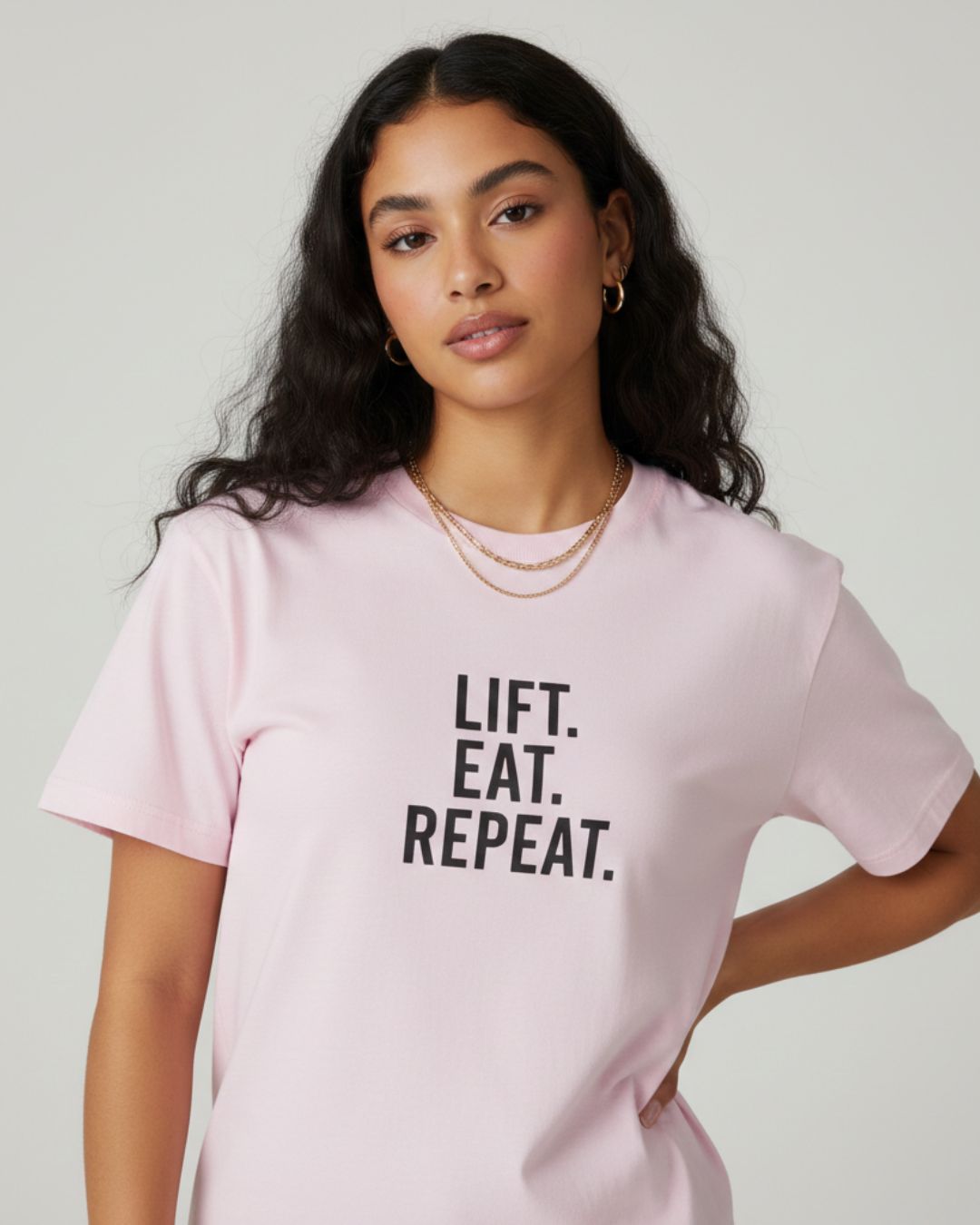 Lift Eat Repeat Unisex Oversized Boxy Tee