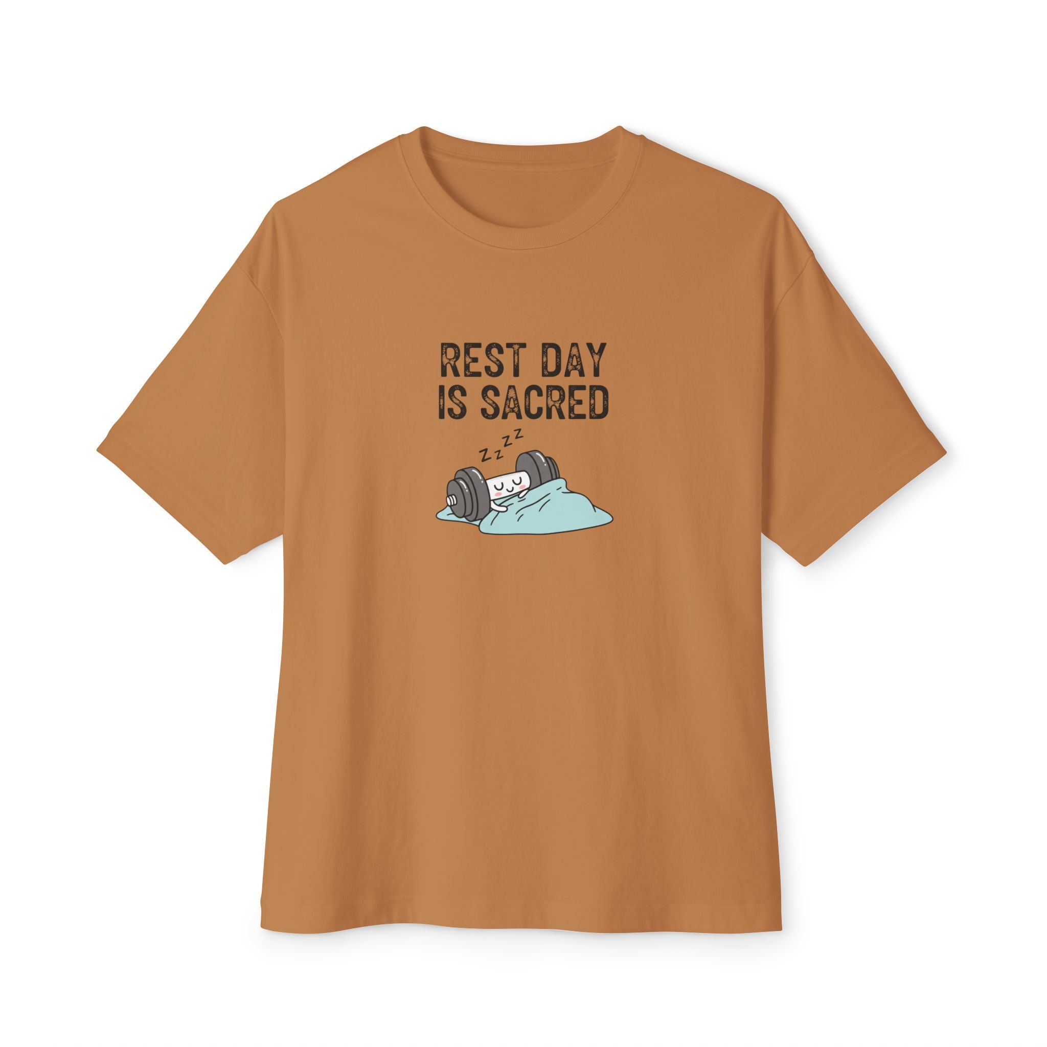 Rest Day Is Sacred Unisex Oversized Boxy Tee