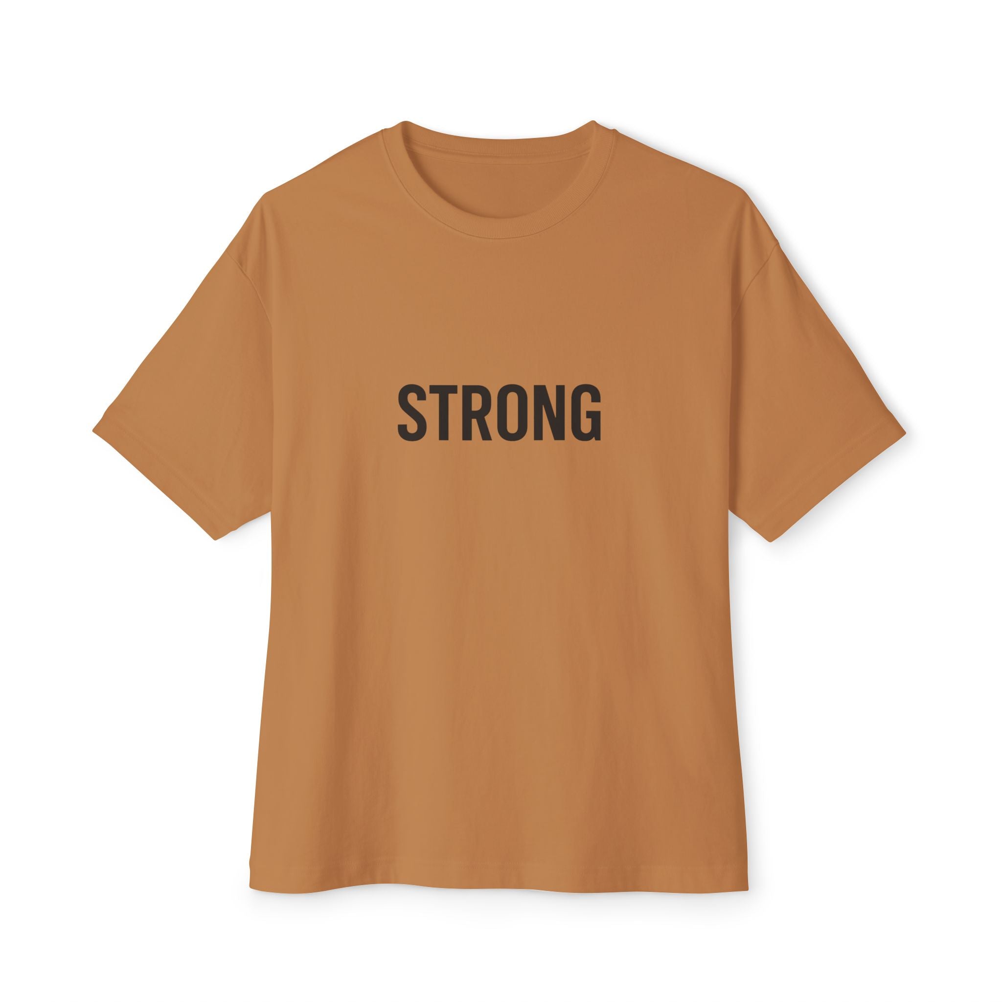 Unisex Oversized Boxy Tee - 'STRONG'