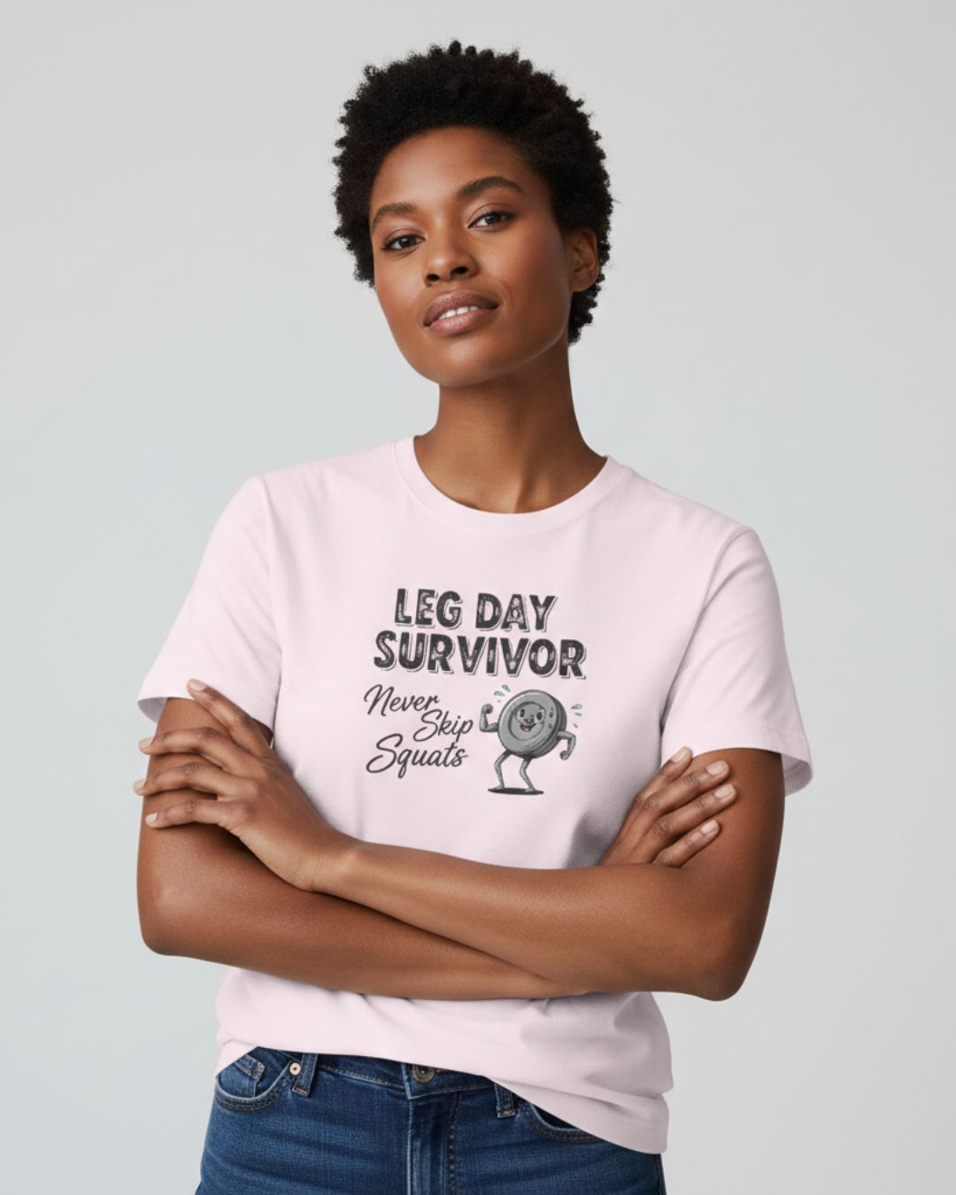 Leg Day Survivor Oversized Tee