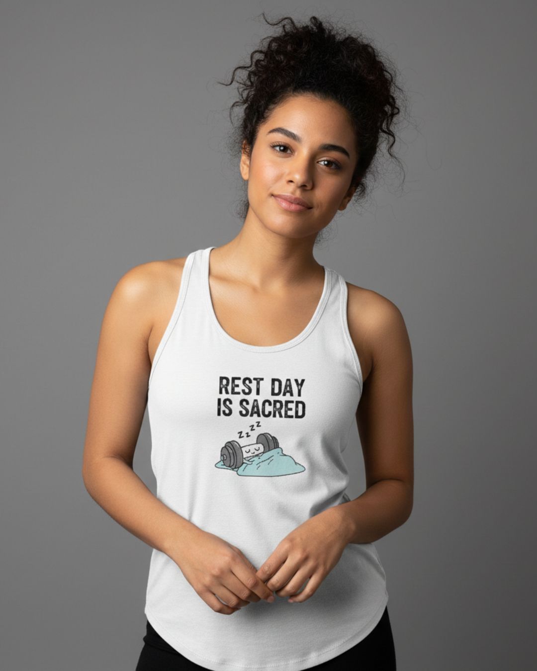 Rest Day Sacred Racerback Tank
