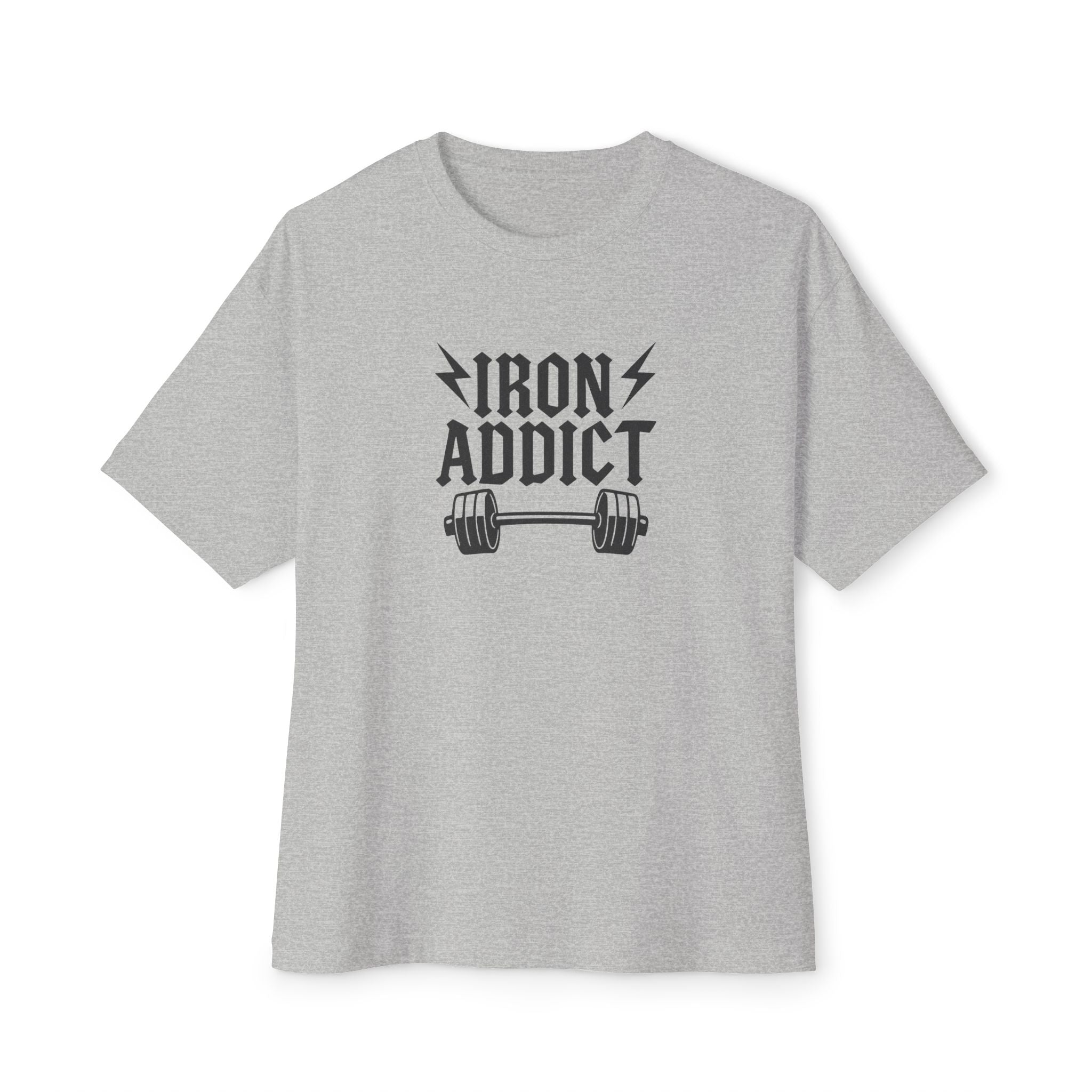 Unisex Oversized Boxy Tee - Iron Addict Gym Shirt