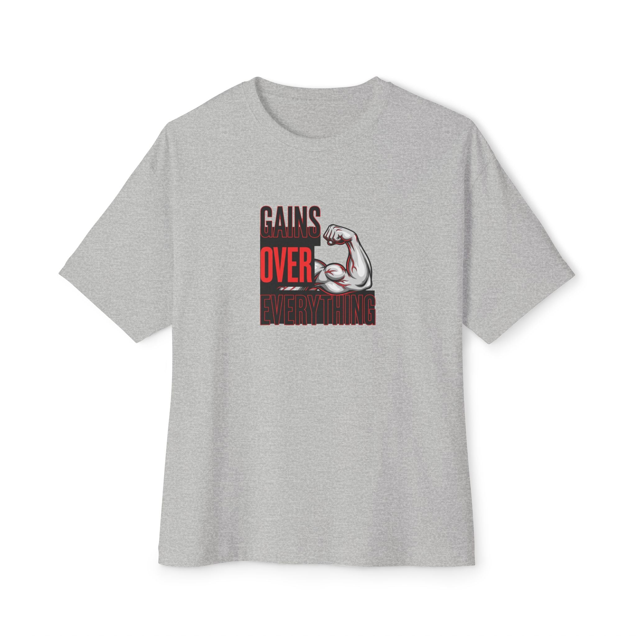 Gains Over Everything Unisex Boxy Tee
