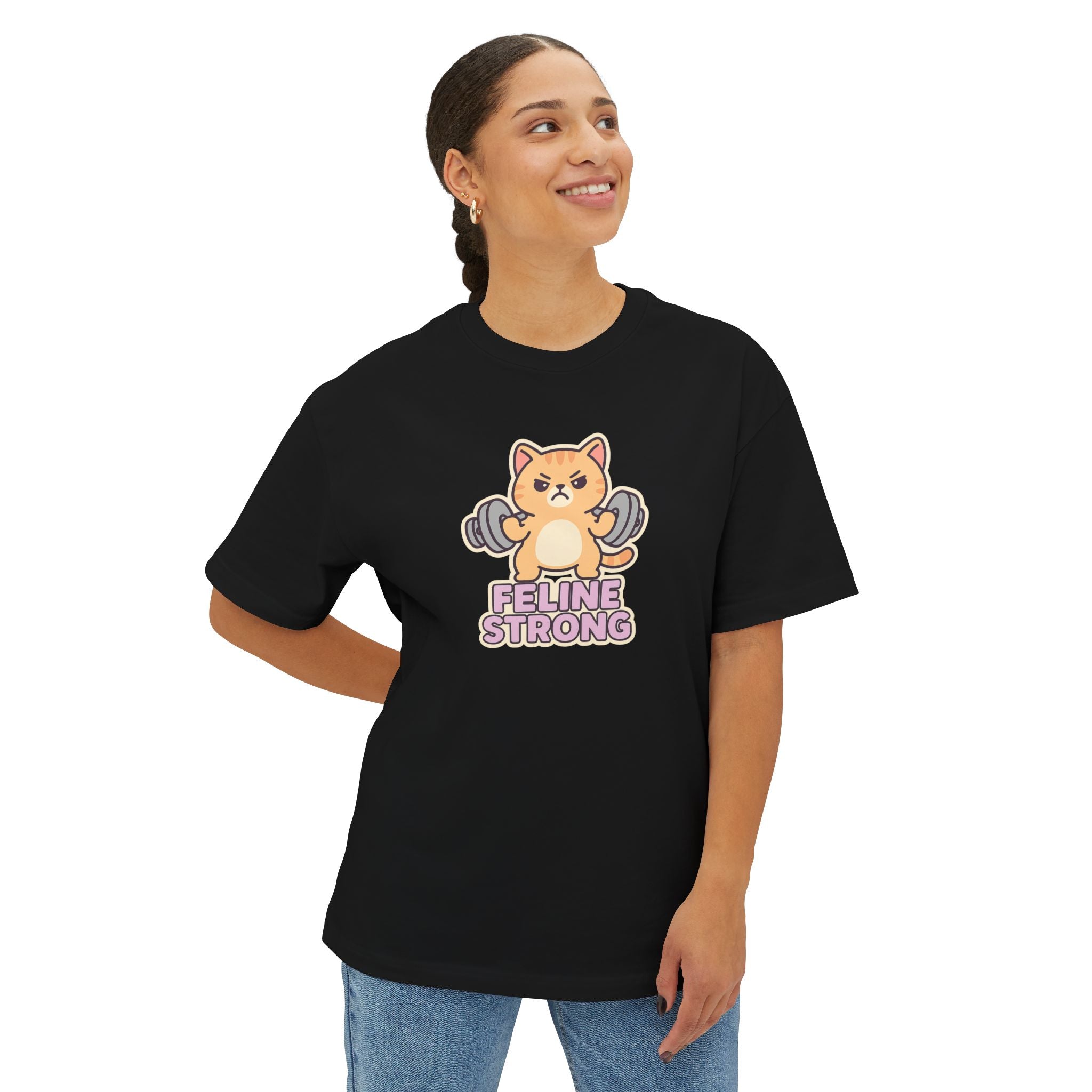 Feline Strong Oversized Tee
