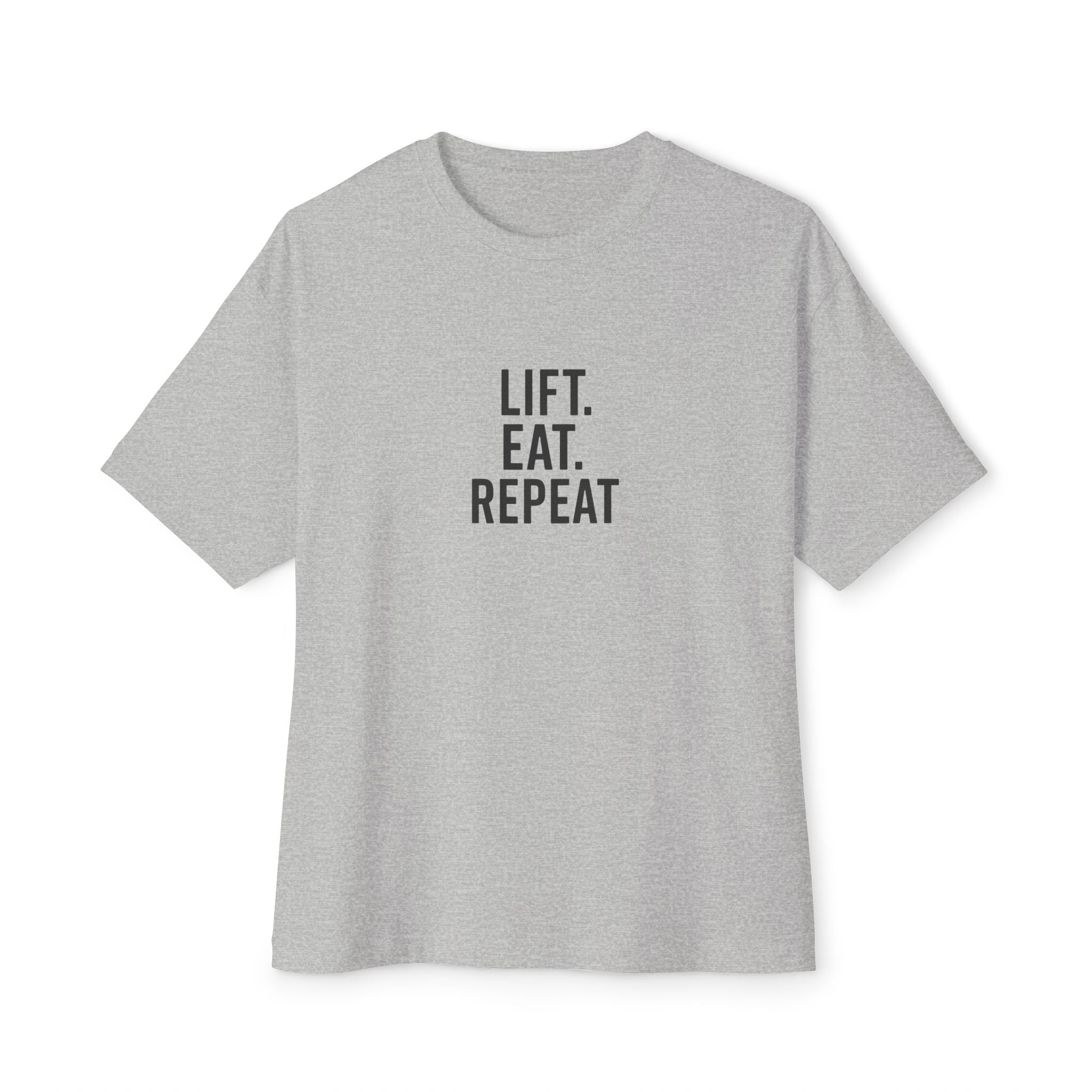 Lift Eat Repeat Unisex Oversized Boxy Tee