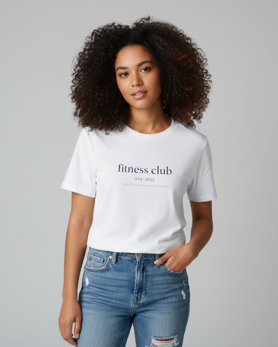 Unisex Oversized Fitness Club Tee