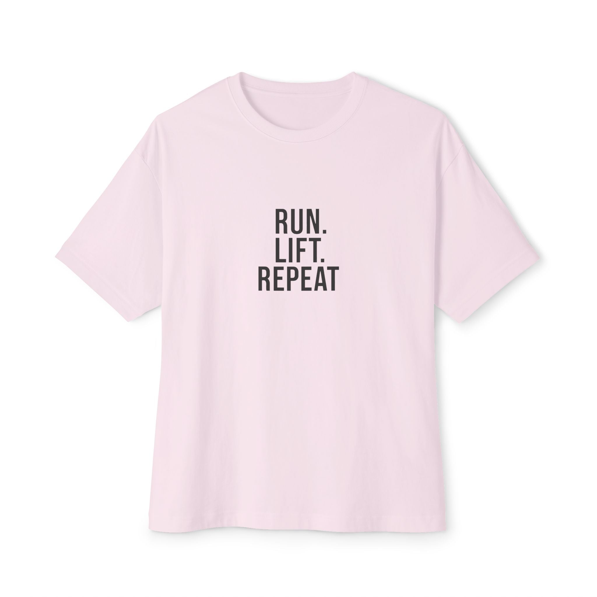 Motivational Fitness Tee - Run Lift Repeat
