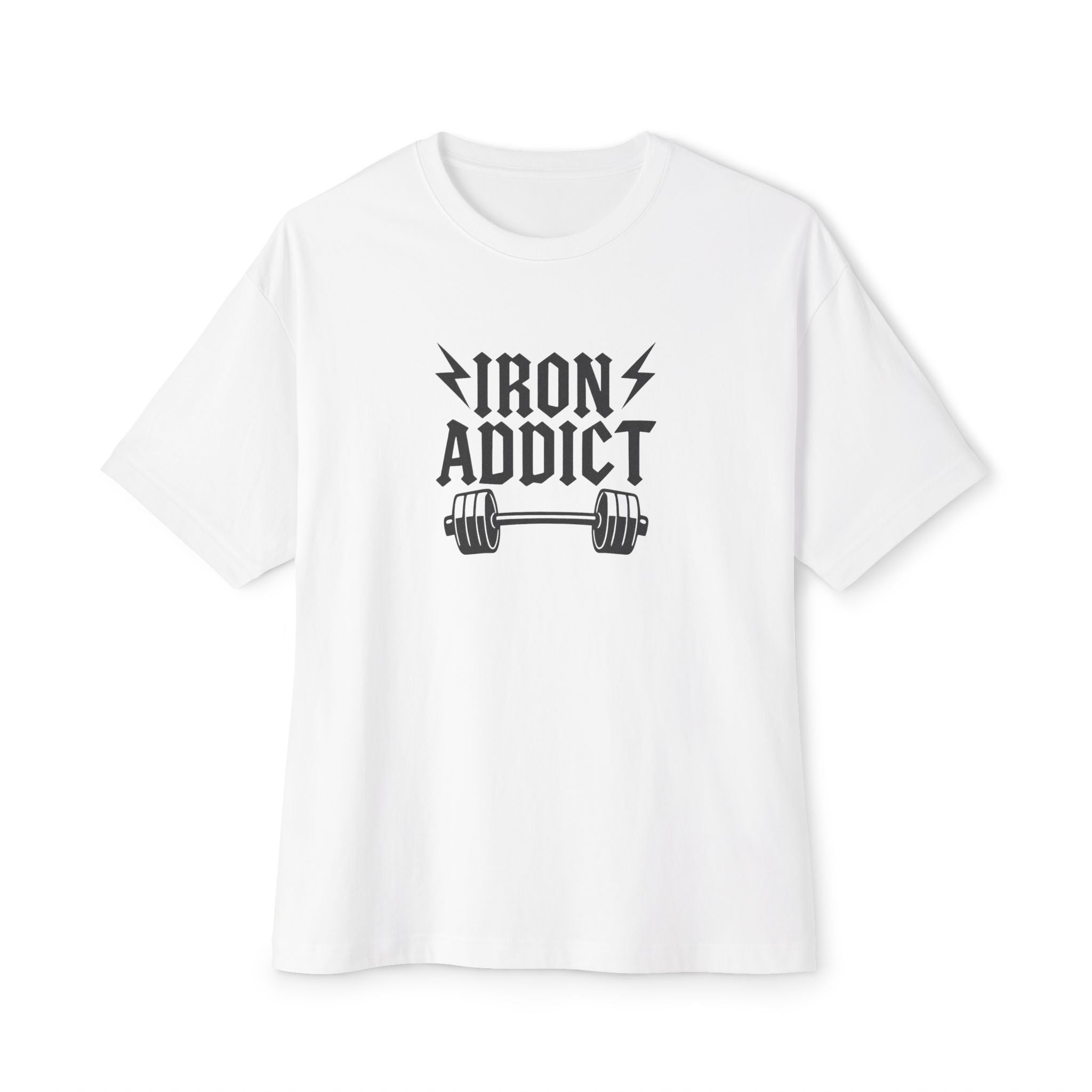 Unisex Oversized Boxy Tee - Iron Addict Gym Shirt