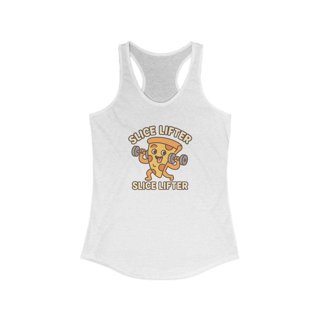 Fitness Pizza Slice Racerback Tank