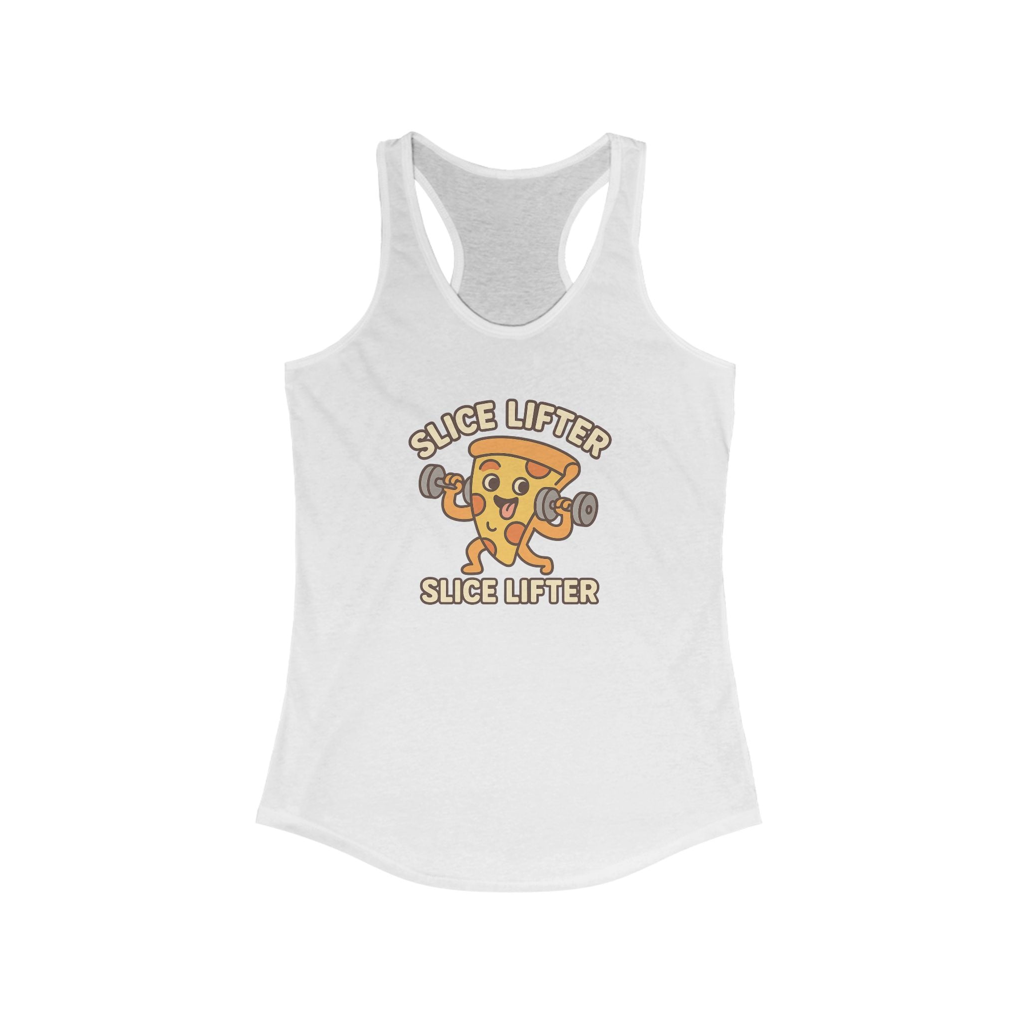 Fitness Pizza Slice Racerback Tank