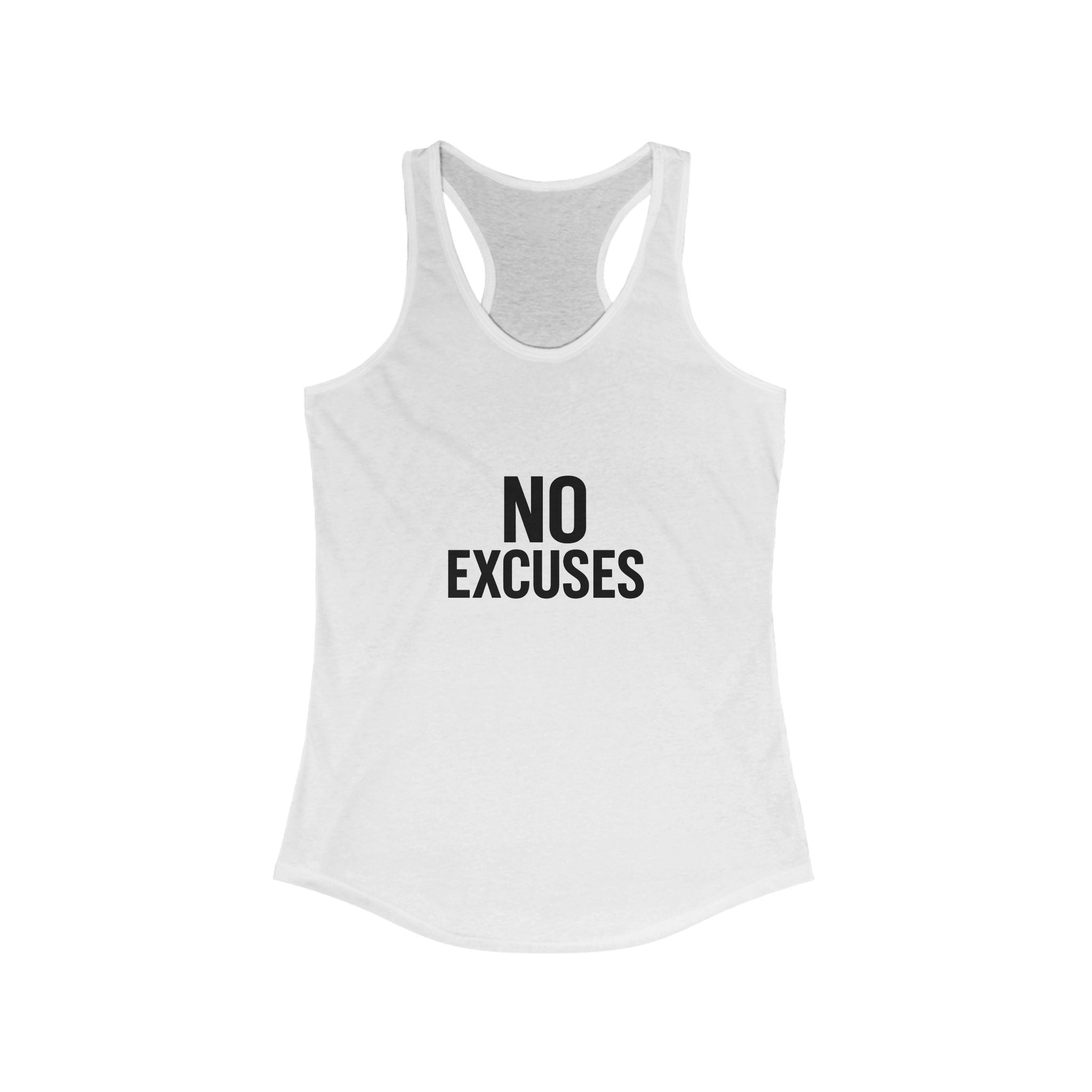No Excuses Women's Racerback Tank